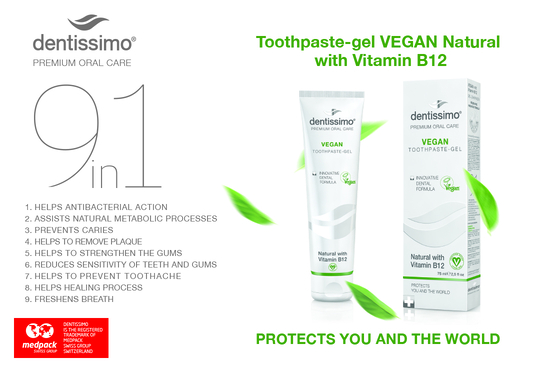 Випуск нової зубної пасти Dentissimo VEGAN! 