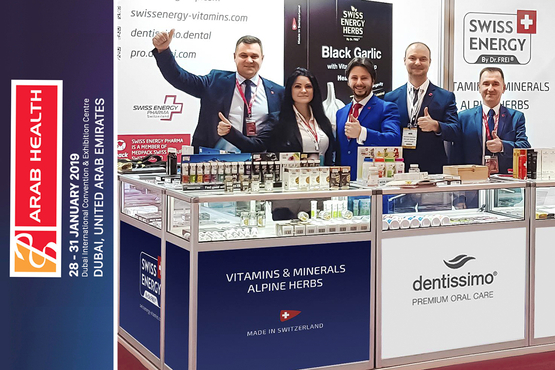 Команда Dentissimo на Arab Health 2019 
